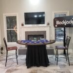 blackjack carnival game table for casino party in nashville tn